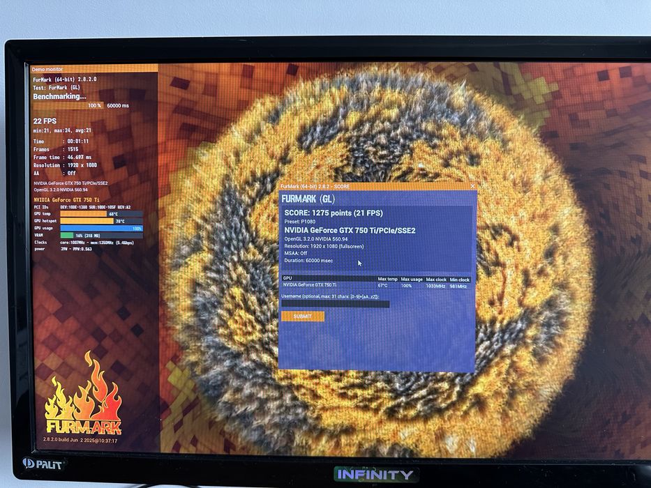 Видеокарта Gtx 750 Ti 2gb ddr5 Игровая