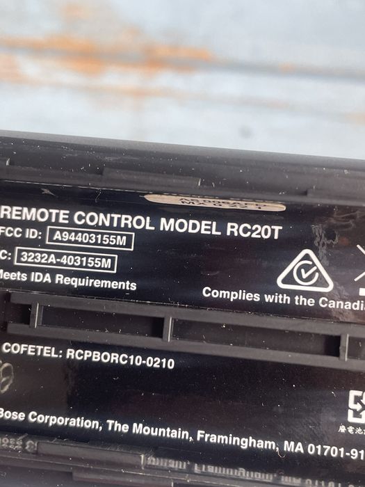 Telecomanda Bose RC20T