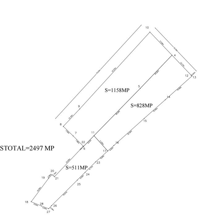 Teren Intravilant 2497 mp. Ideal  pentru o constructie rezidentiala!!!