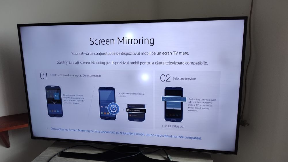 Vând TV Samsung 4K,  de 139 cm.