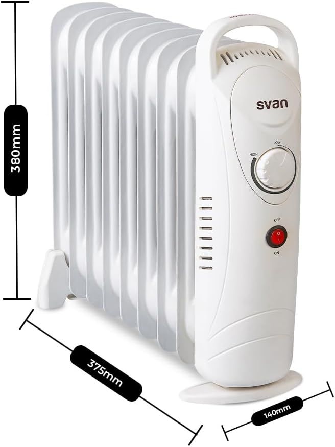 Radiator electric cu ulei 900W Svan SCRA0900S termostat | 011345