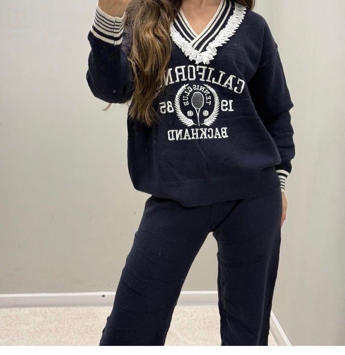 Дамски плетен комплект