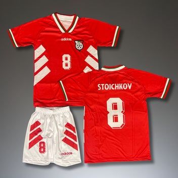 Детски екип на Христо Стоичков България САЩ 94 ретро модел!!!