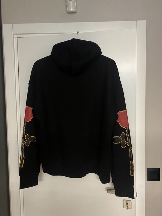 PALM ANGELS SIDE ROSES HOODIE Black/Red.100% oригинал.НОВ.RP - 1200лв