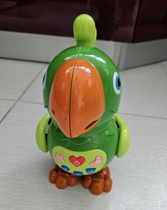 Papagal - jucarie interactiva muzicala cu activitati, lumini si sunete