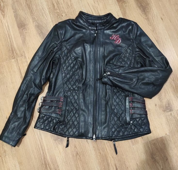Geaca damă Harley Davidson din piele marimea XL
