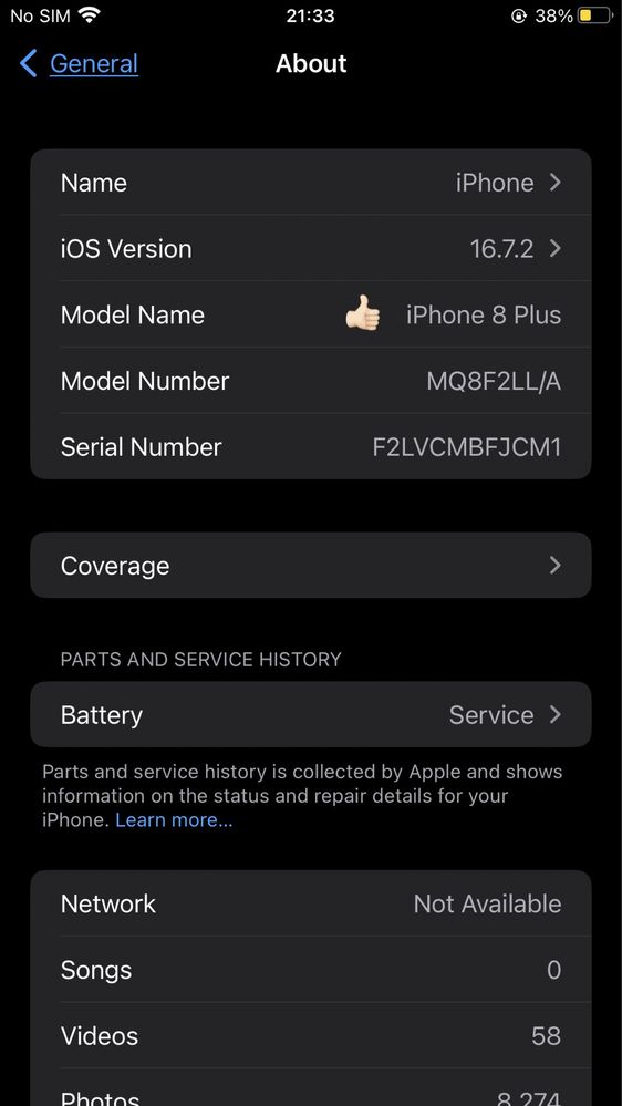 iPhone 8 Plus, 64Gb, Rose gold