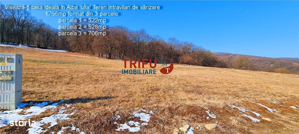 Teren 1756 mp de vanzare  zona Nazareth Ilit cu vedere panoramica