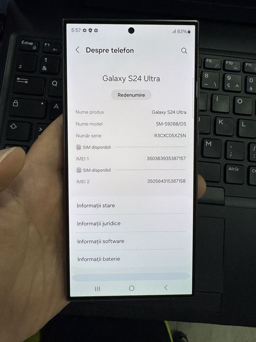 Samsung S24 Ultra garantie ca nou
