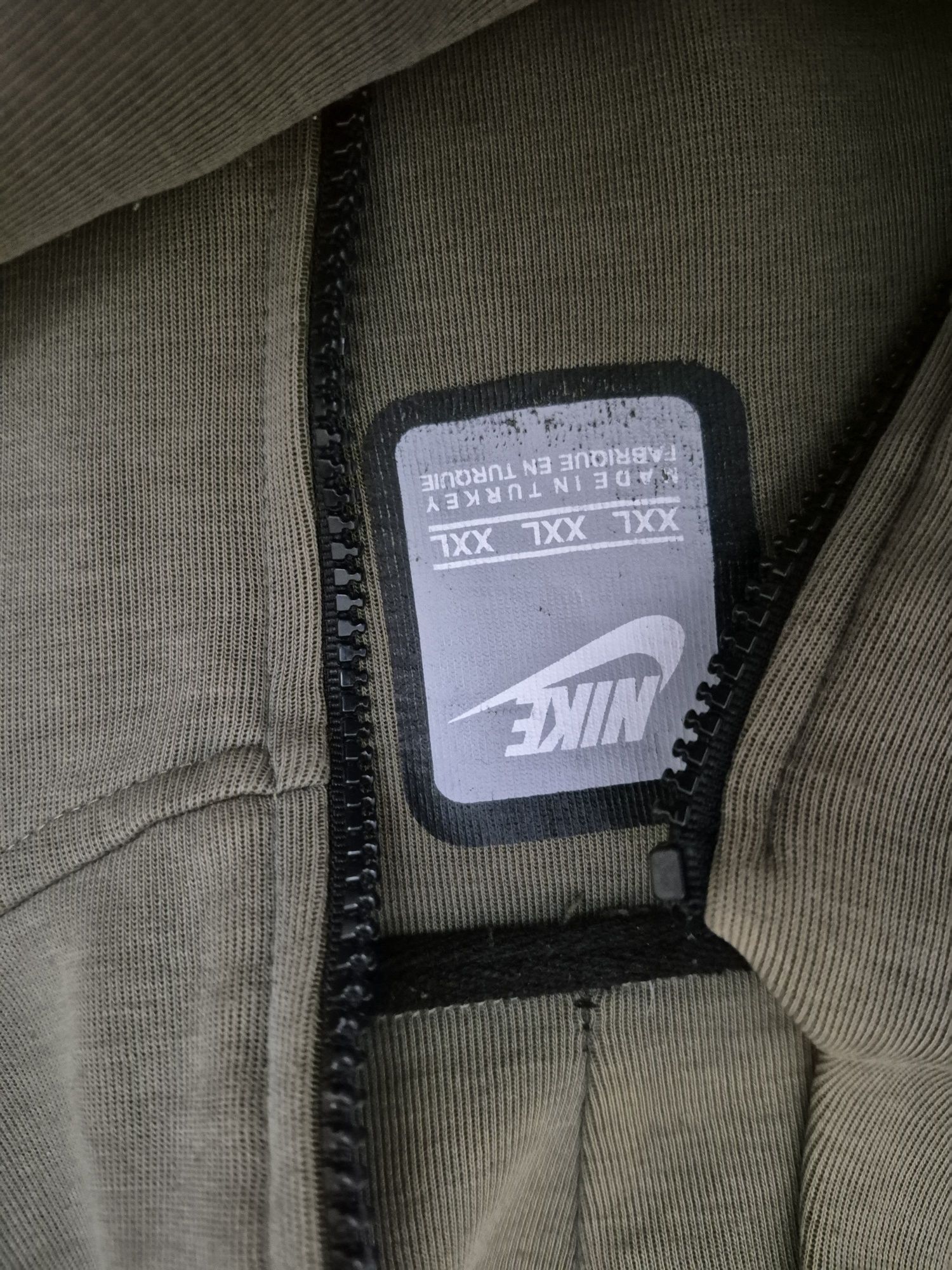 nike tech fleece зеленый
