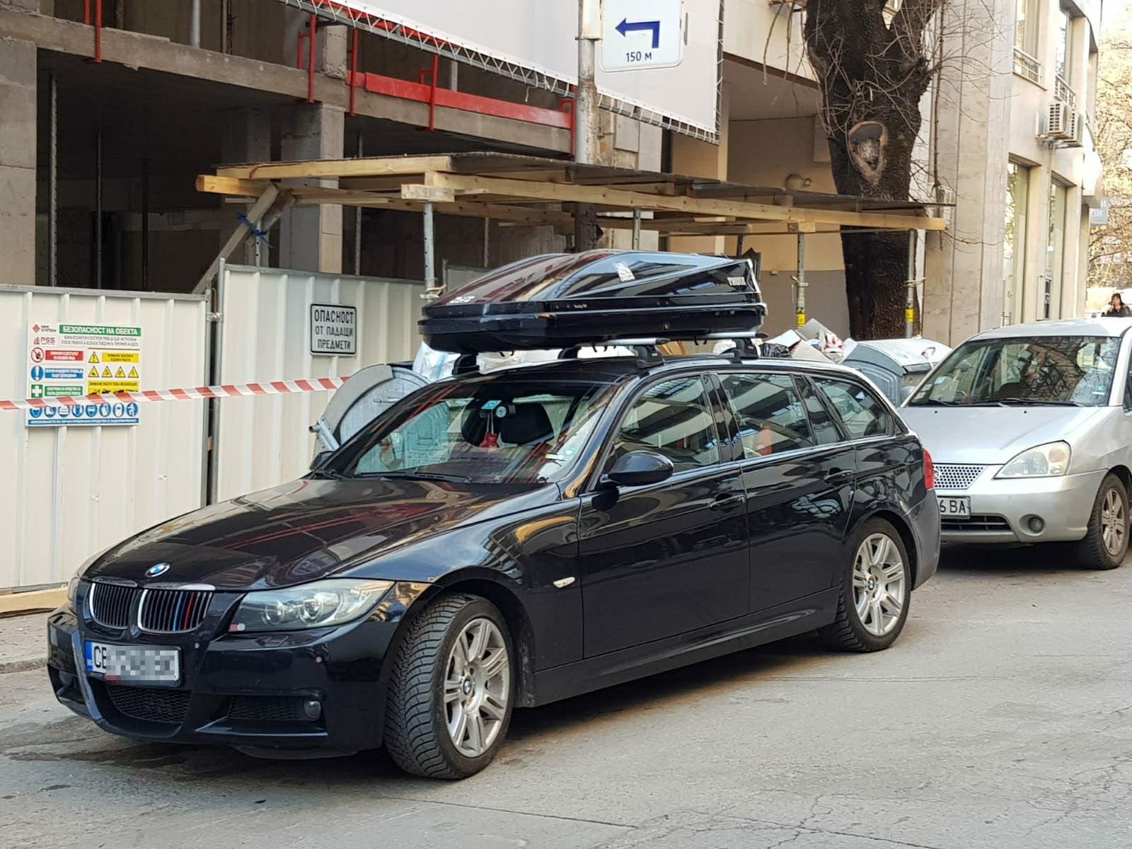 Thule Roof Box под наем Без Греди / автобокс ски багажник авто бокс