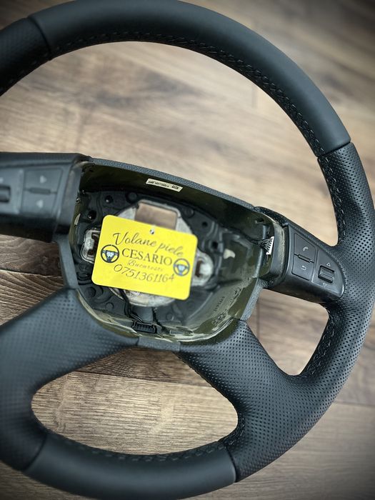 Volan comenzi piele Nappa naturală Skoda Octavia/Fabia 2 FL 2010-2014