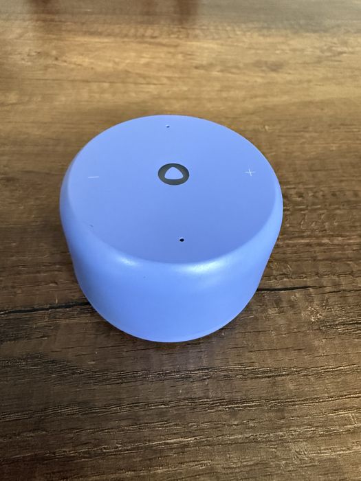 Яндекс Стация Лайт 2 с часами – фиолетовый