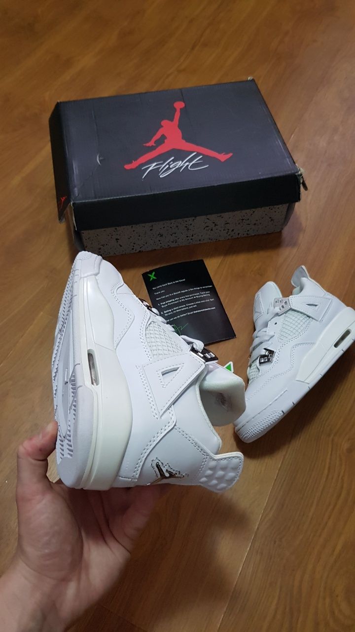 Adidași Jordan 4 Pure Money • STOC:36 • Livrare rapidă 1-2 zile •