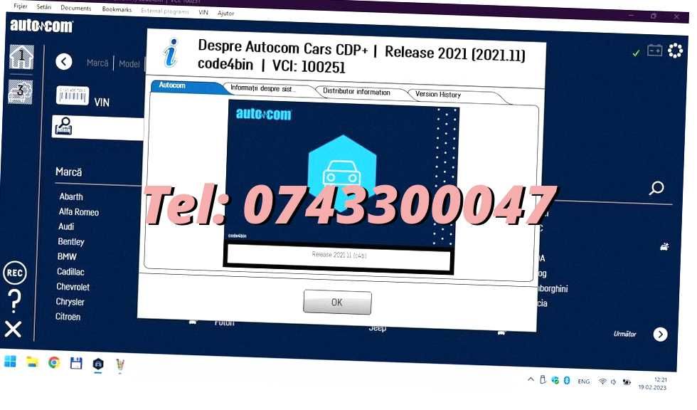 Program Diagnoza Delphiautocom 2021 Turisme Autoutilitare Camioan