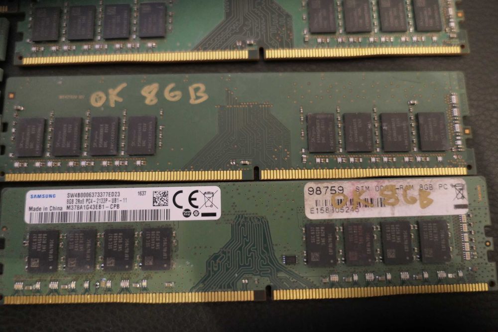 8 GB DDR4 Memorie Ram 4 GIGA Micron Crucial Hynix Transcend Samsung