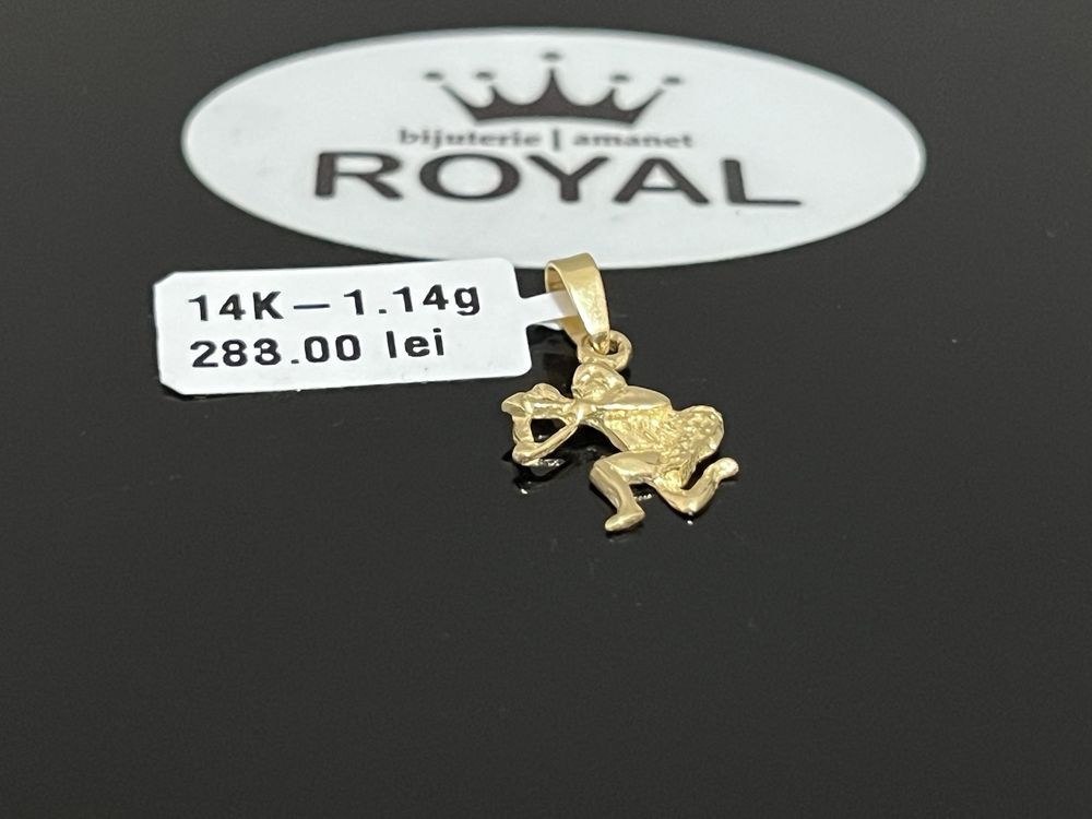Bijuteria Royal CB : Pandant zodie săgetător aur 14k 1,14 grame