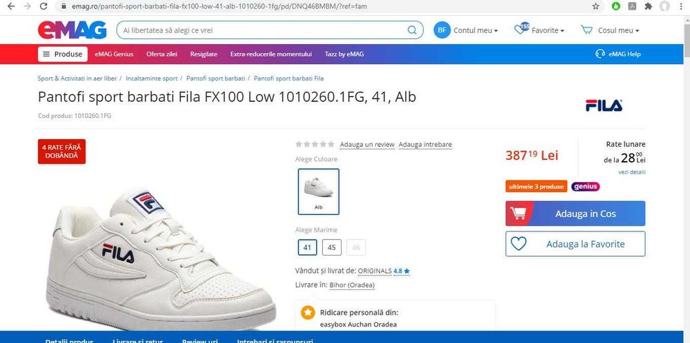 Fila FX100 Low Sneakers