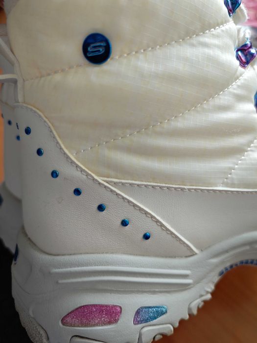 Дамски обувки Sketchers, бели, 37 номер