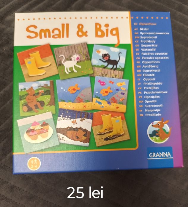 Joc de potrivire cu cartonase