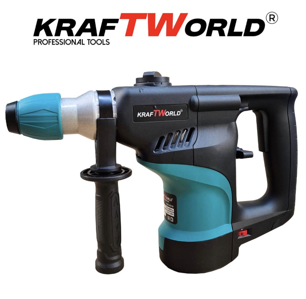 Мощен Ударен Къртач 2000W 5.5J KraftWorld за Тежки Задачи
