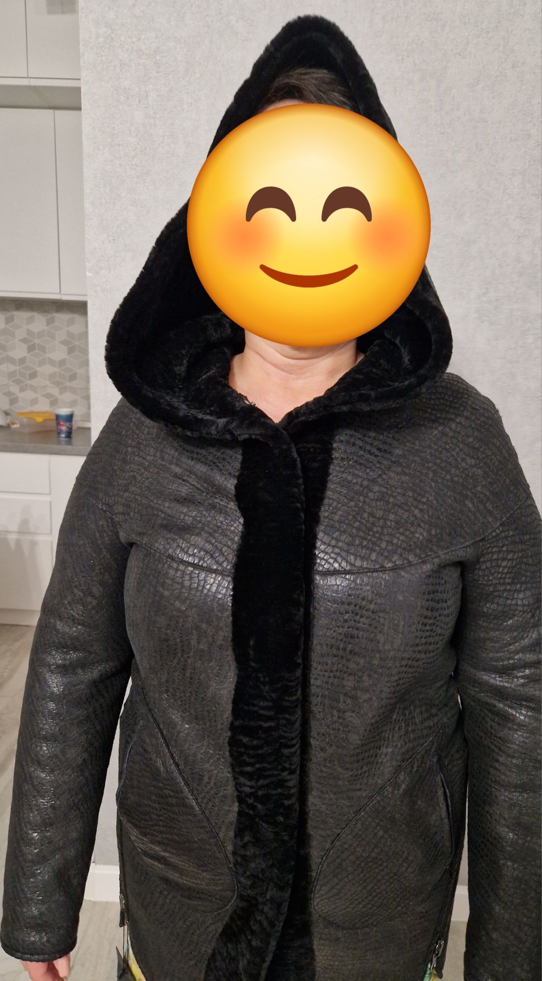 Продаётся натуральная двусторонняя дубленка