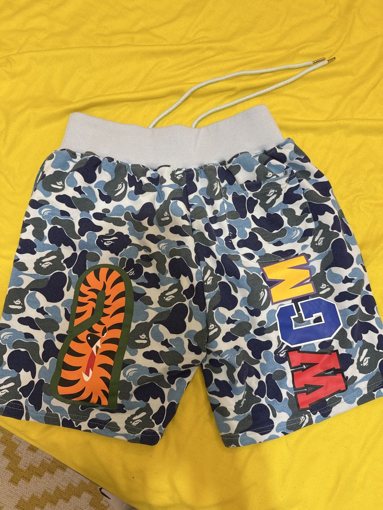 Bape blue shorts