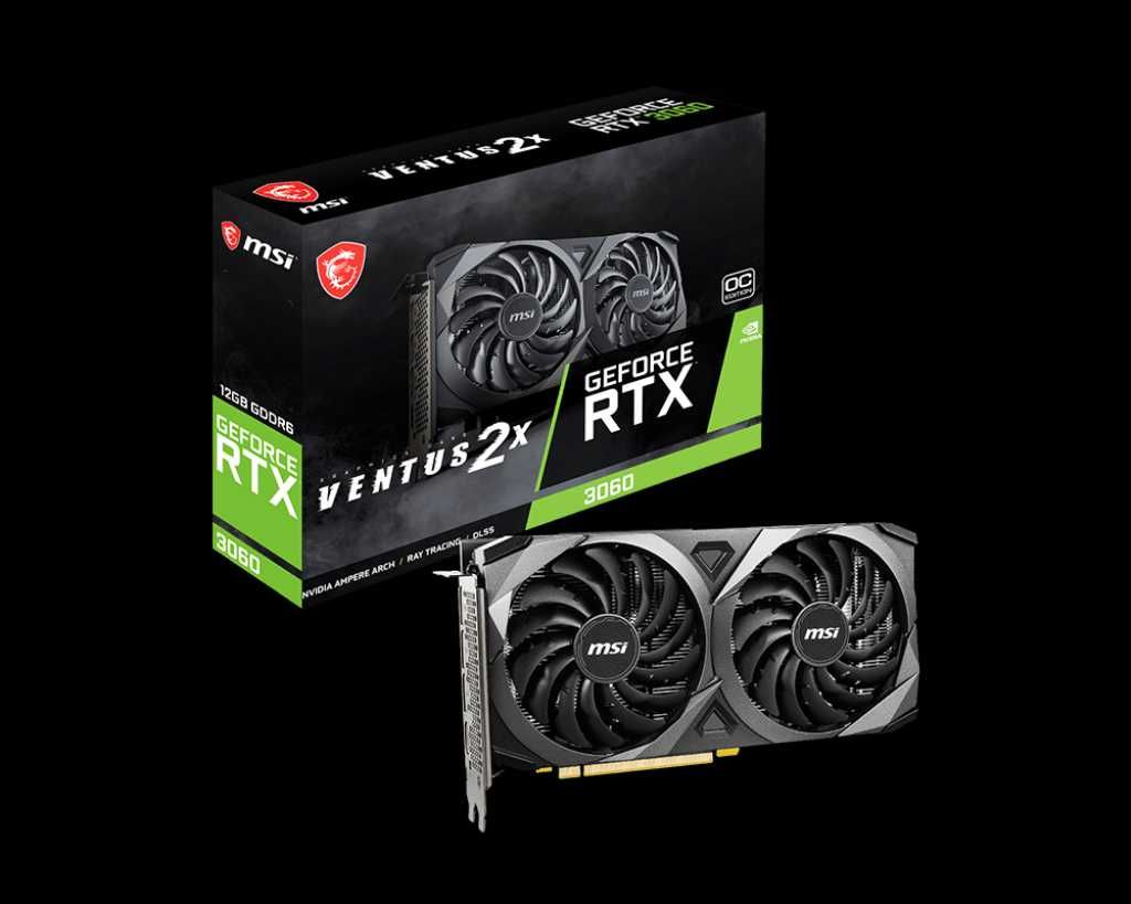 Видеокарта MSI VENTUS RTX 3060/12Gb