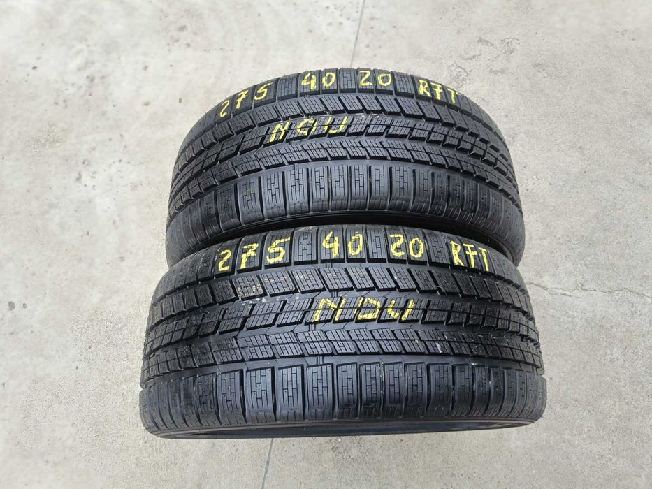 Doua anvelope noi de iarna 275 40 20 pirelli scorpion run flat