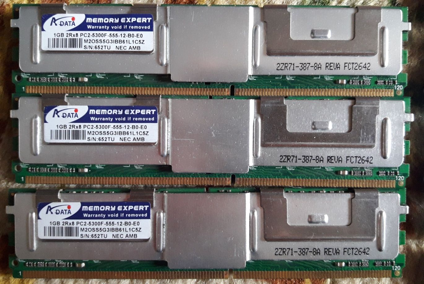 Memorii server DDR2 PC2-5300F - 2GB, 1GB, 512MB