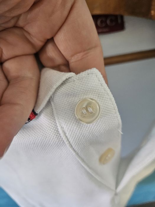 Tricou Gucci clasic alb Premium