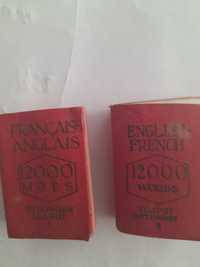 Dicționare în miniatura Francez-Anglia și Englez -Francez