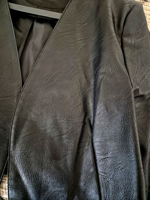 Кожено сако Motivi, палто Sinsay с вълна