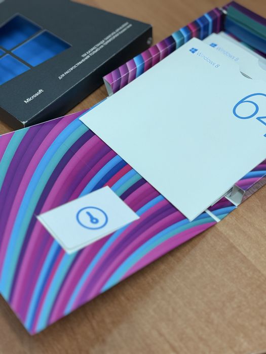 Операционная система Windows 8, новая с лицензионным ключем