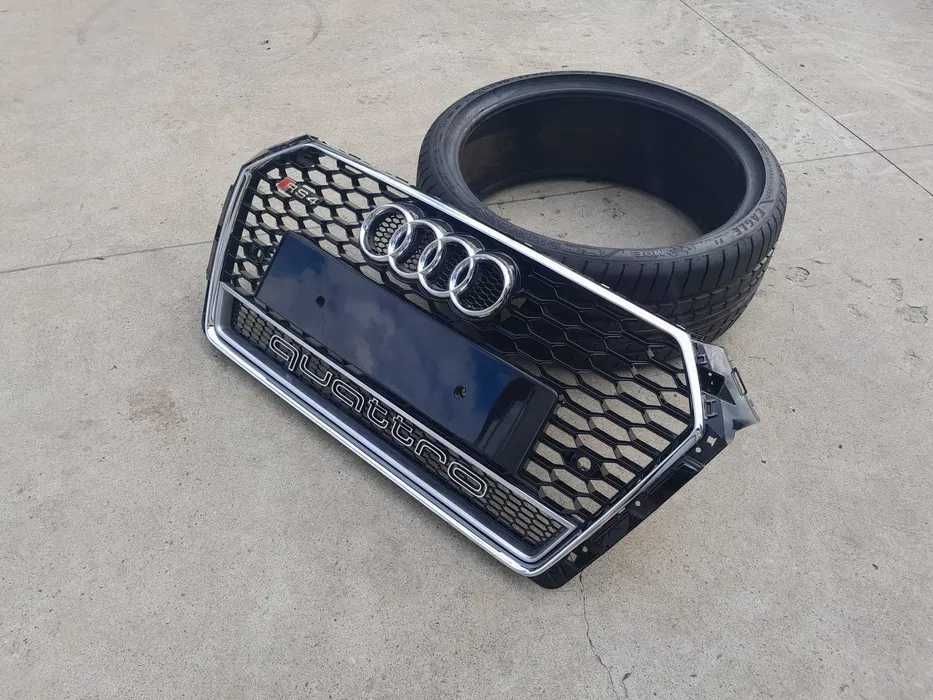 Grila bara fata audi A4 RS4 B9 fabricatie 2016_2019