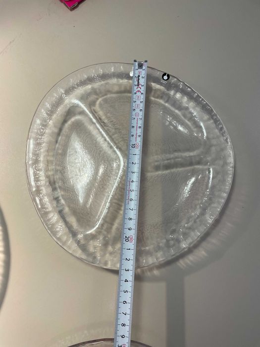 PUKEBERG Suedia 4 platouri ice glas pt servit aperitive antreu masa