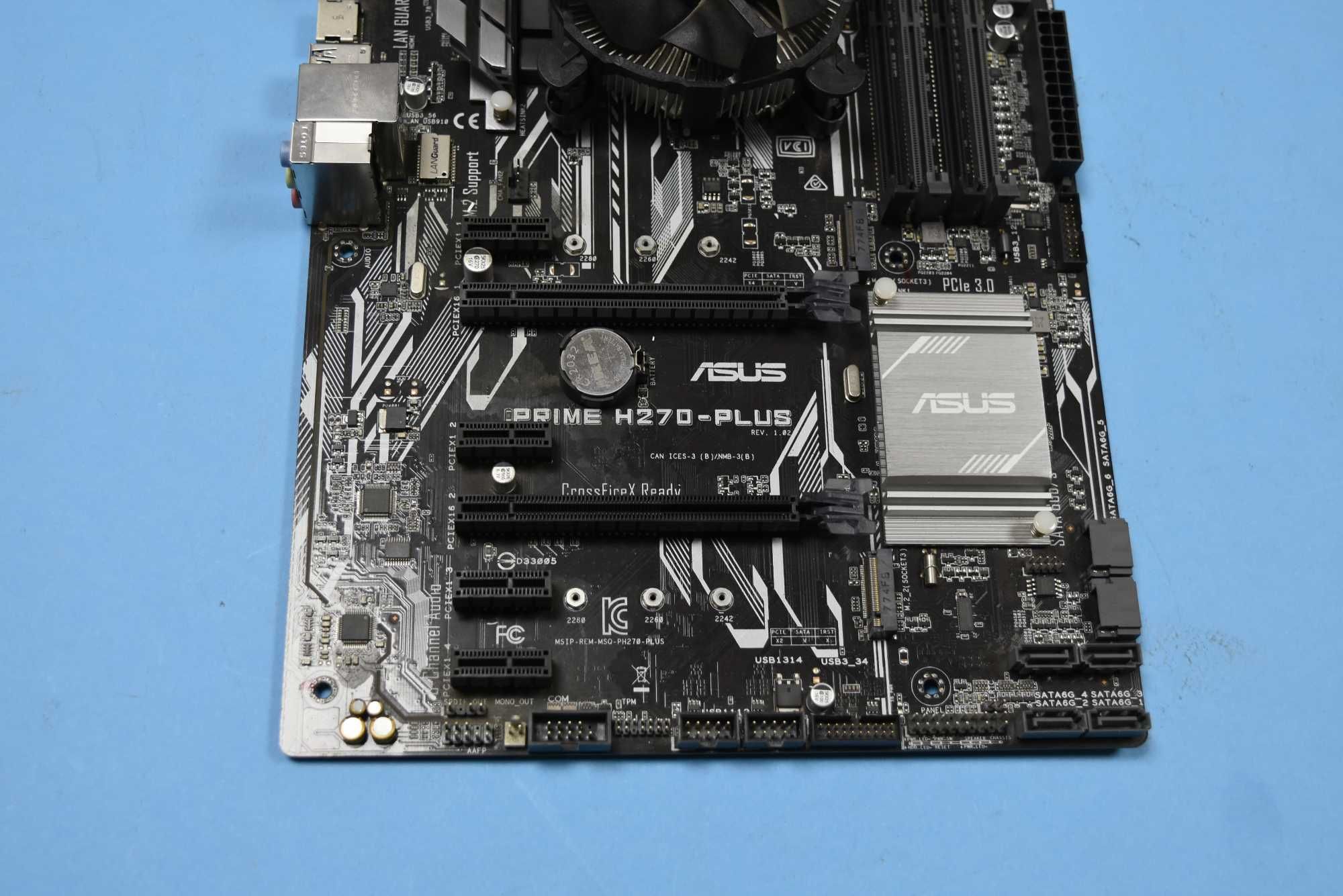 ASUS PRIME H270-PLUS  Дънна платка socket 1150 DDR4 NVME + CPU Celeron