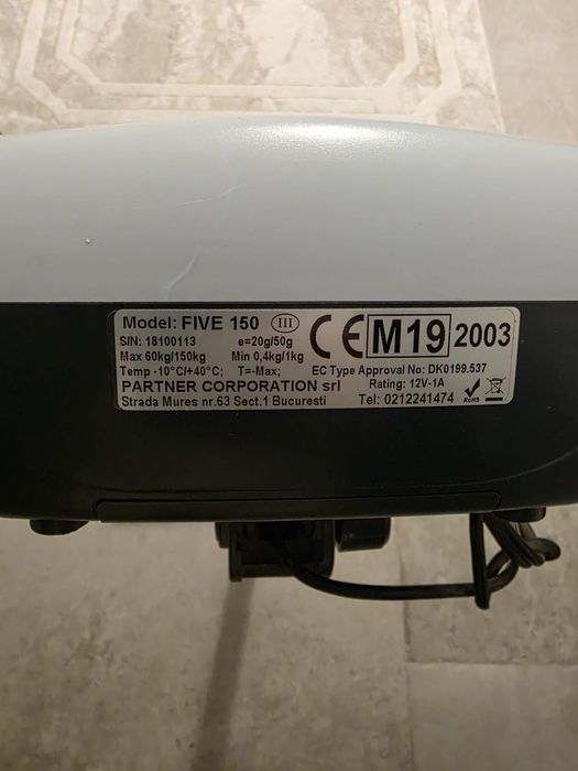 Vand cantar cu metrologie