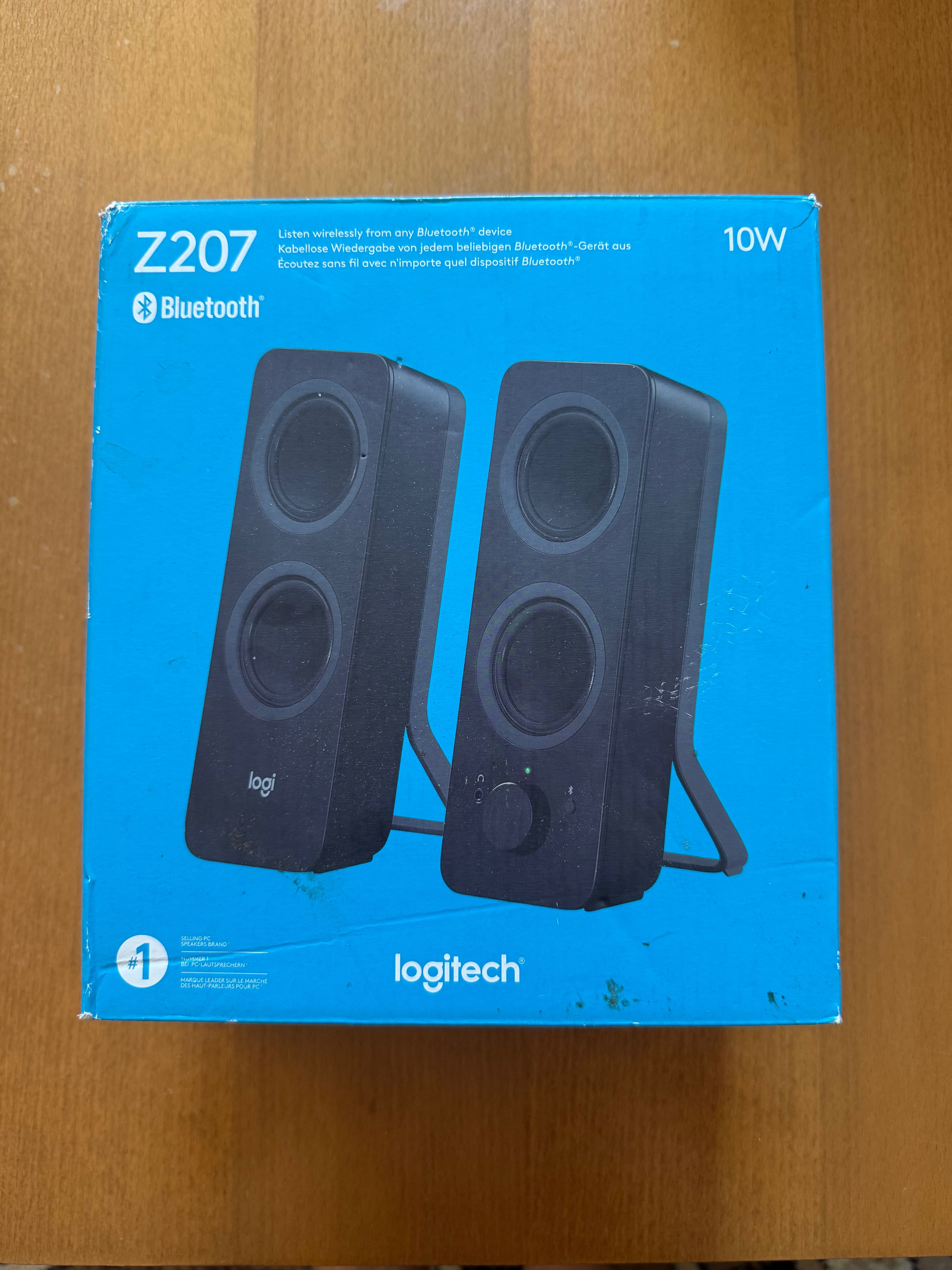 Logitech Z207 Bluetooth тонколони – нови, в кутия