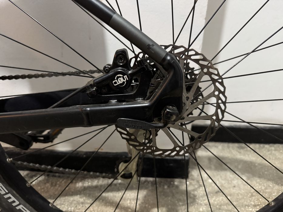 Bicicleta Cube Aim Race Black Azure 2023 - cadru M (18"), roti 29"