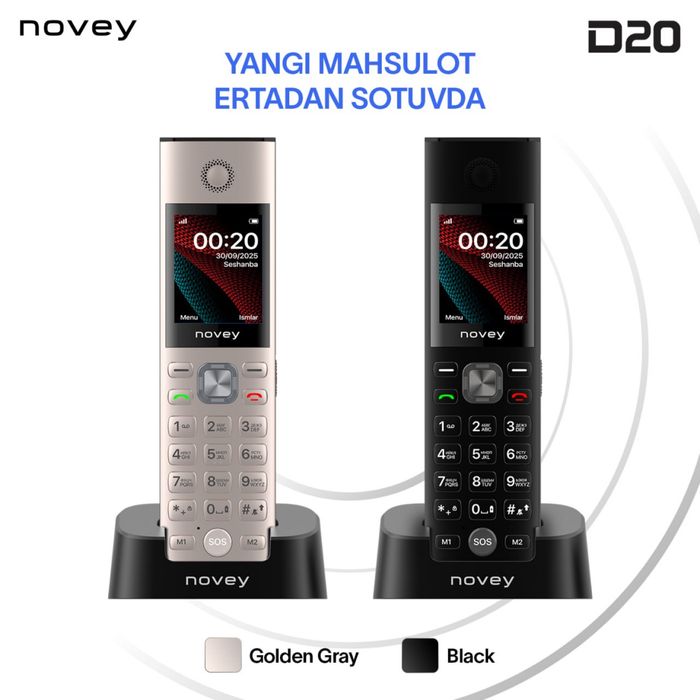 Novey D20 (Garantya 100%)(24/7 Aloqadamiz)