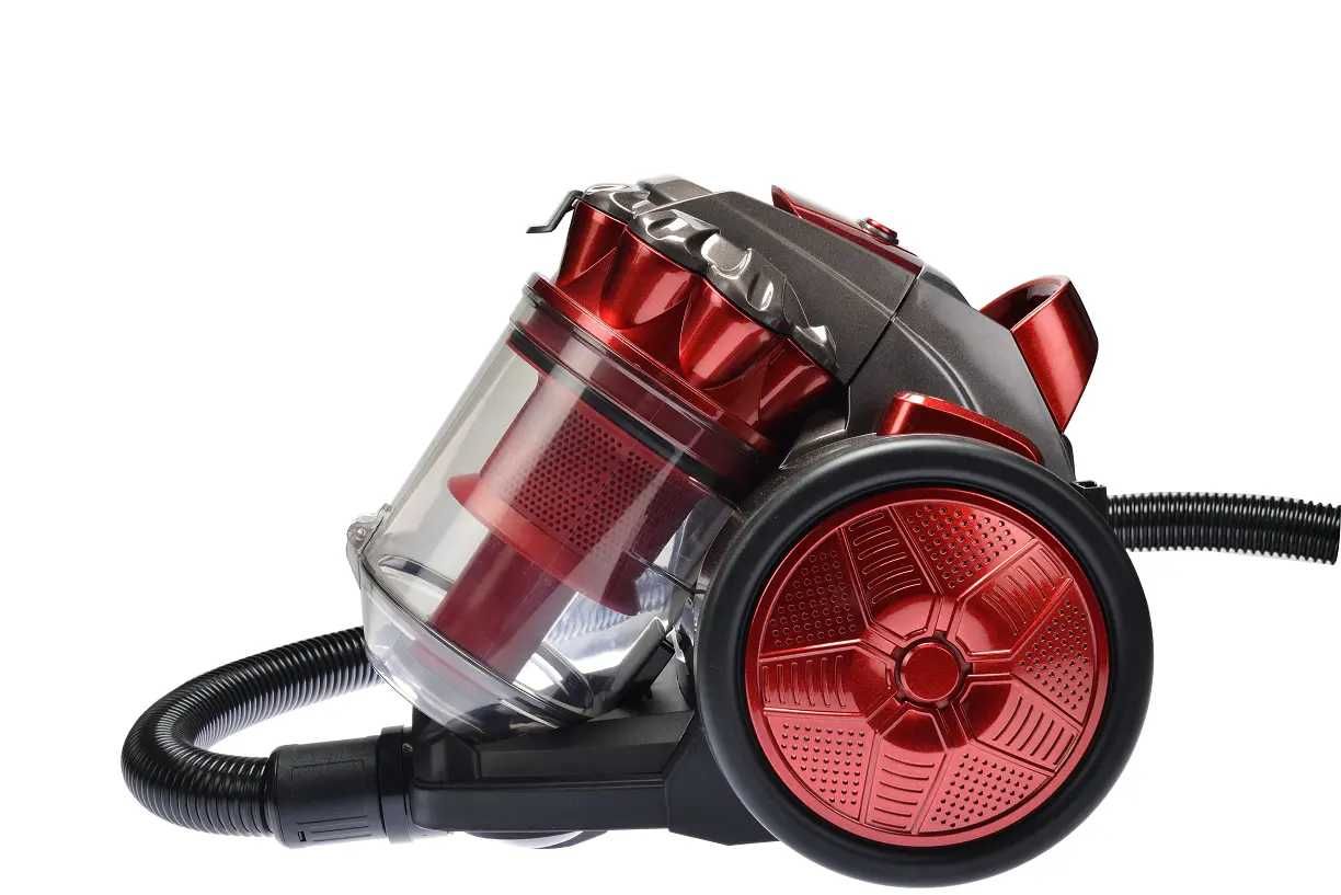 Aspirator Elit Virago VC18, 900W, filtru hepa, 3L, fara sac, Rosu/Negr