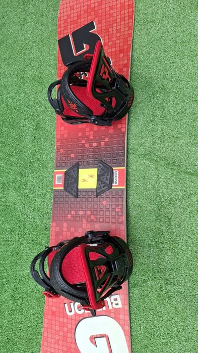 Placa snowboard Burton 140 cm cu legaturi snowboard Union