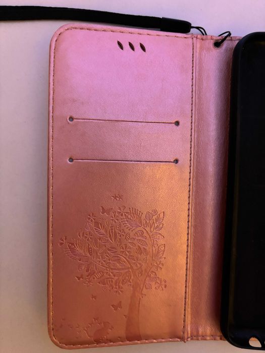 Husa roz, tip carte Motorola One Fusion Plus