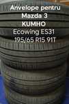2 Anvelope Vară KUMHO 195/65 R15 Mazda, Golf, Focus, Astra, Megane