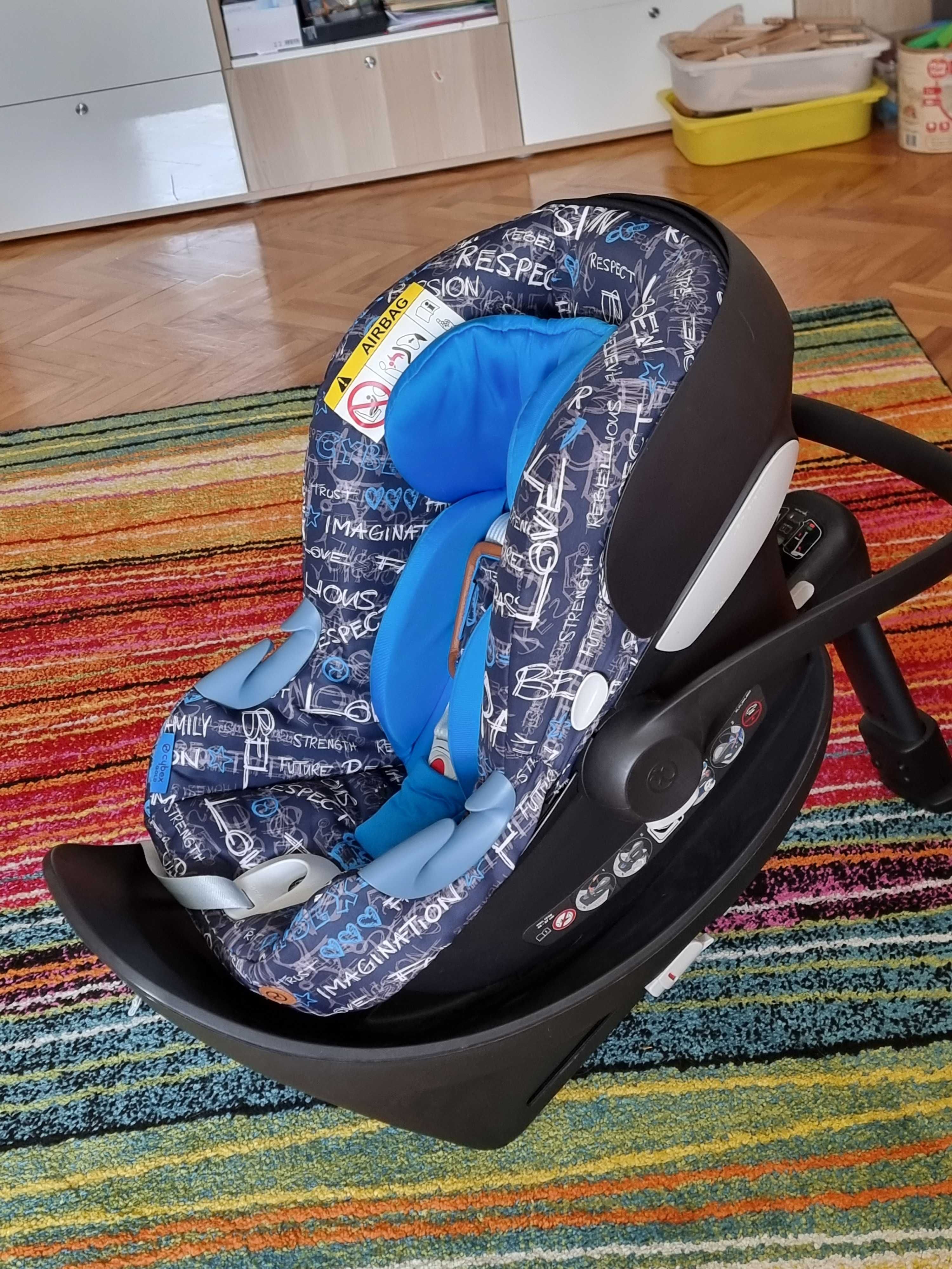 Scoica Cybex Aton M i-size cu baxa isofix