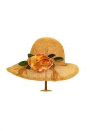 Шляпа соломенная натуральная женская для города и пляжа б/у