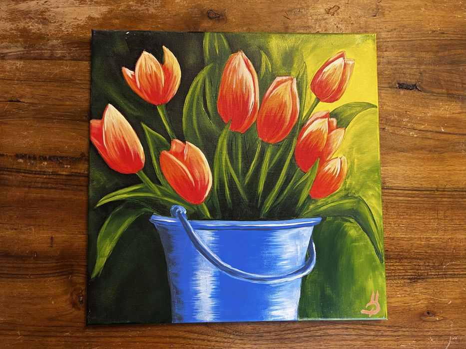 Акрилни картини на платно 40х40см