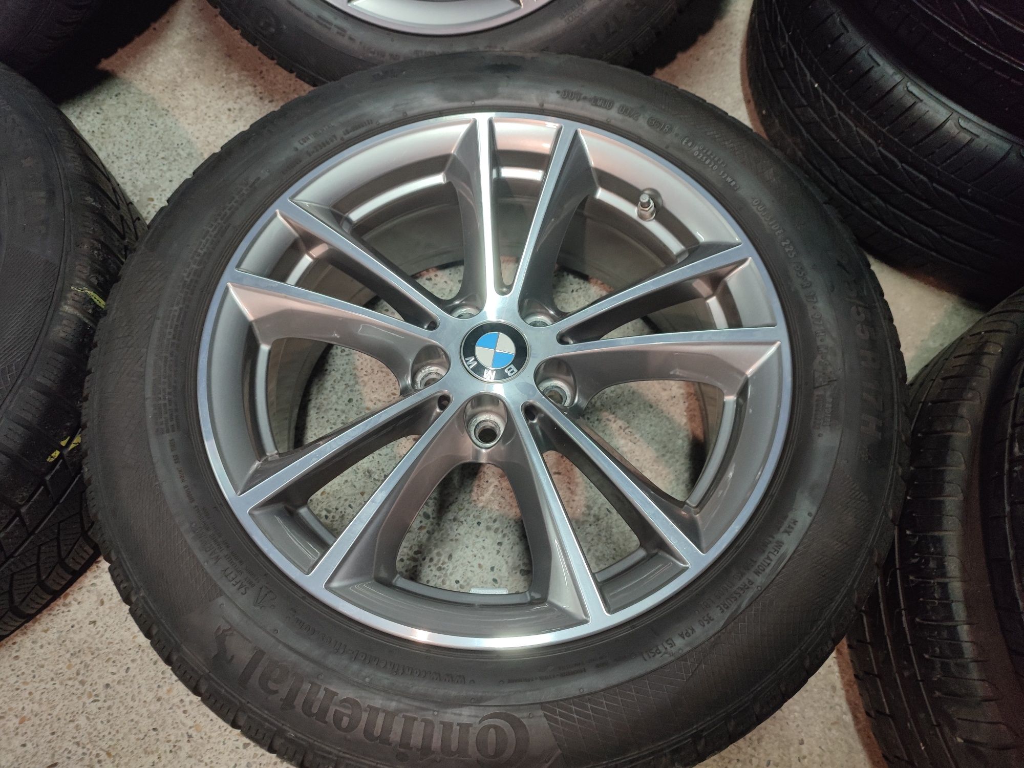 Jante originale BMW G30 G31 225 55R17 Continental iarnă