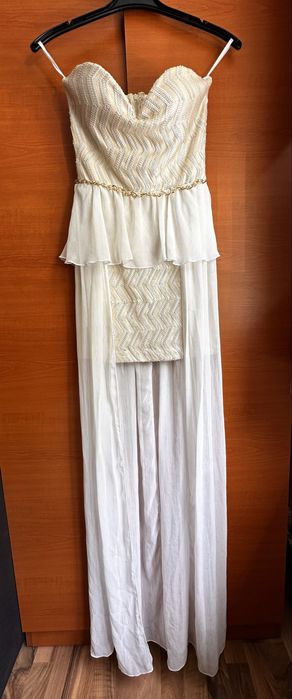 Rochie eleganta cu paiete si trena